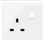 1 GANG SWITCHED BS SOCKET 13A 250V