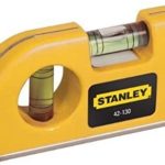 Stanley 0-42-130 Pocket Level magnetic horizontal/vertical, Yellow