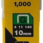 Stanley 1-TRA706T Type G Staples (1000 piece) 10 mm, Silver