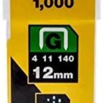 Stanley 1-TRA708T Type G Staples (1000 piece)12 mm, Silver