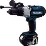 Makita DHP451RTJ Cordless Hammer Drill 3 Speed 18 V / 5.0 Ah 2 Batteries and Charger in MAKPAC, DHP451RTJ