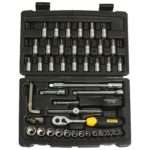 STANLEY STMT72794-8 1/4'' Square Drive Metric Socket Set (46-Pieces)