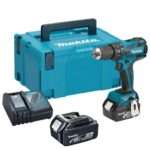 Makita DHP459RTJ 18V LXT Lithium Ion Brushless Combi Hammer Drill - 2 x 5.0ah