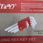 LONG HEX ALLEN KEY SET