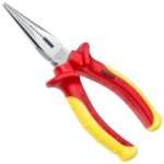 Stanley 0-84-006 Nose Plier MaxSteel VDE straight, Yellow/Red