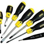 Stanley 0-65-009 Cushion Grip Screwdriver 6 Piece Set With Voltage Tester