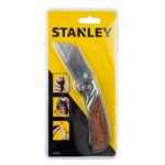 Stanley 010073 Folding Pocket Knife with Wooden Handle