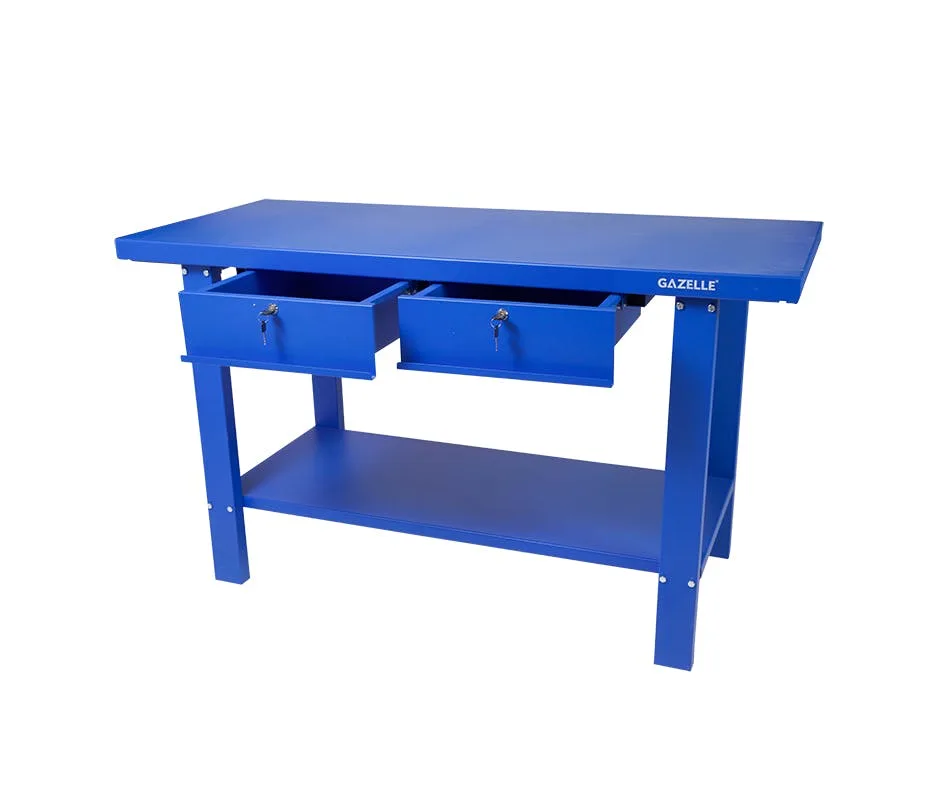 GAZELLE G2603 59 IN. STEEL WORKBENCH WITH DRAWERS