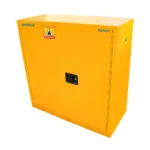 GAZELLE G2430Y 30 GALLON YELLOW SAFETY CABINET, 2 SHELVES