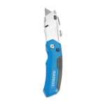 GAZELLE G80104 RETRACTABLE FOLDING UTILITY KNIFE WITH BLADE STORAGE