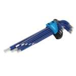 GAZELLE G80134 9 PC LONG ARM IMPERIAL HEX KEY SET