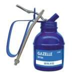 GAZELLE G80280 200ML BRASS PUMP OIL CAN (6 OZ.) WITH RIGID SPOUT