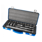 GAZELLE G80288 1/2 IN. DRIVE METRIC SOCKET SET, 24-PIECES