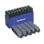 GAZELLE G80347 5/16 IN. CARBON STEEL LETTER PUNCH SET