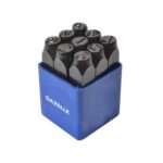 GAZELLE G80349 1/4 IN. CARBON STEEL NUMBER PUNCH SET