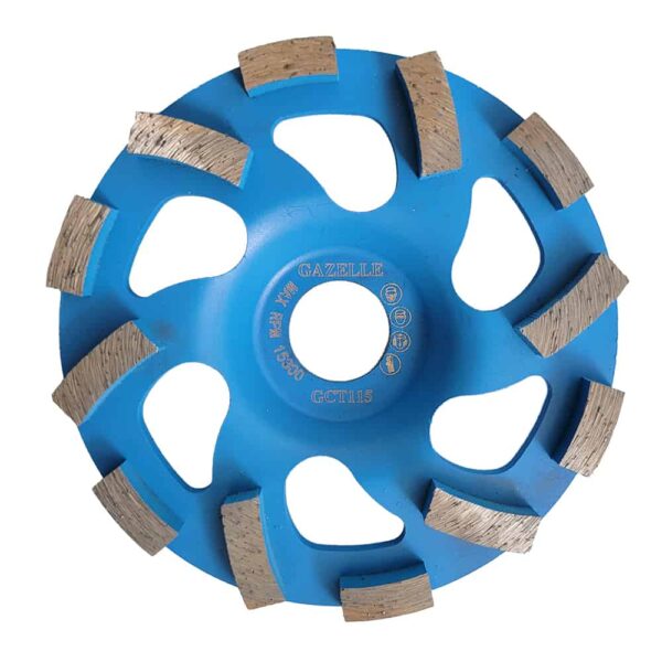 GAZELLE GCT115 4.5 IN. DIAMOND CUP WHEEL (115MM), CONCRETE, NATURAL STONE