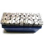 Dotted Letter Punch set 5mm