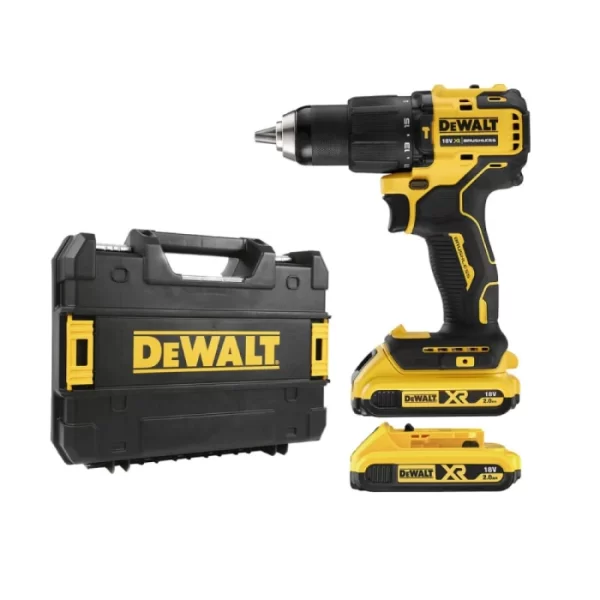 DeWalt DCD709D2T-GB Brushless Ultra Compact Hammer Drill Driver 18v 2 x 2.0AH Batteries & Charger