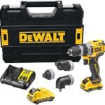 DCD703L2T-GB 12v Brushless Multi Heads Drill Driver 2 x 3.0AH Batteries & Charger