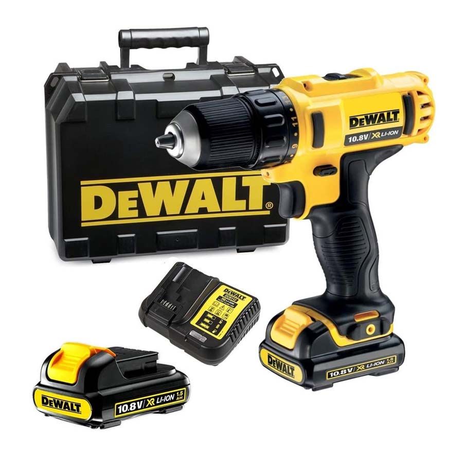 DeWalt DCD710C2P-B5 12v Drill Driver with Soft Bag & Multi Tool 2 x 1.3AH Batteries & Charger