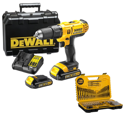 DeWalt DCD776S2A-B5 Hammer Drill Driver 18v 2 x 1.5AH Batteries & Charger