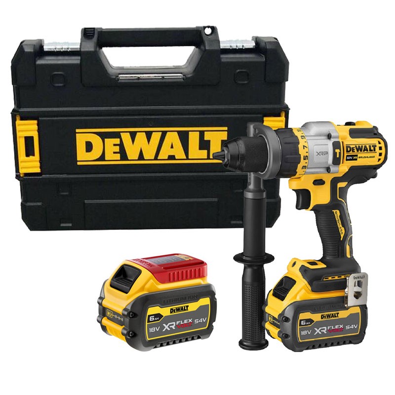 DeWalt DCD999T1-QW 18v Brushless Hammer Drill Driver 1 x 6.0AH Battery & Charger