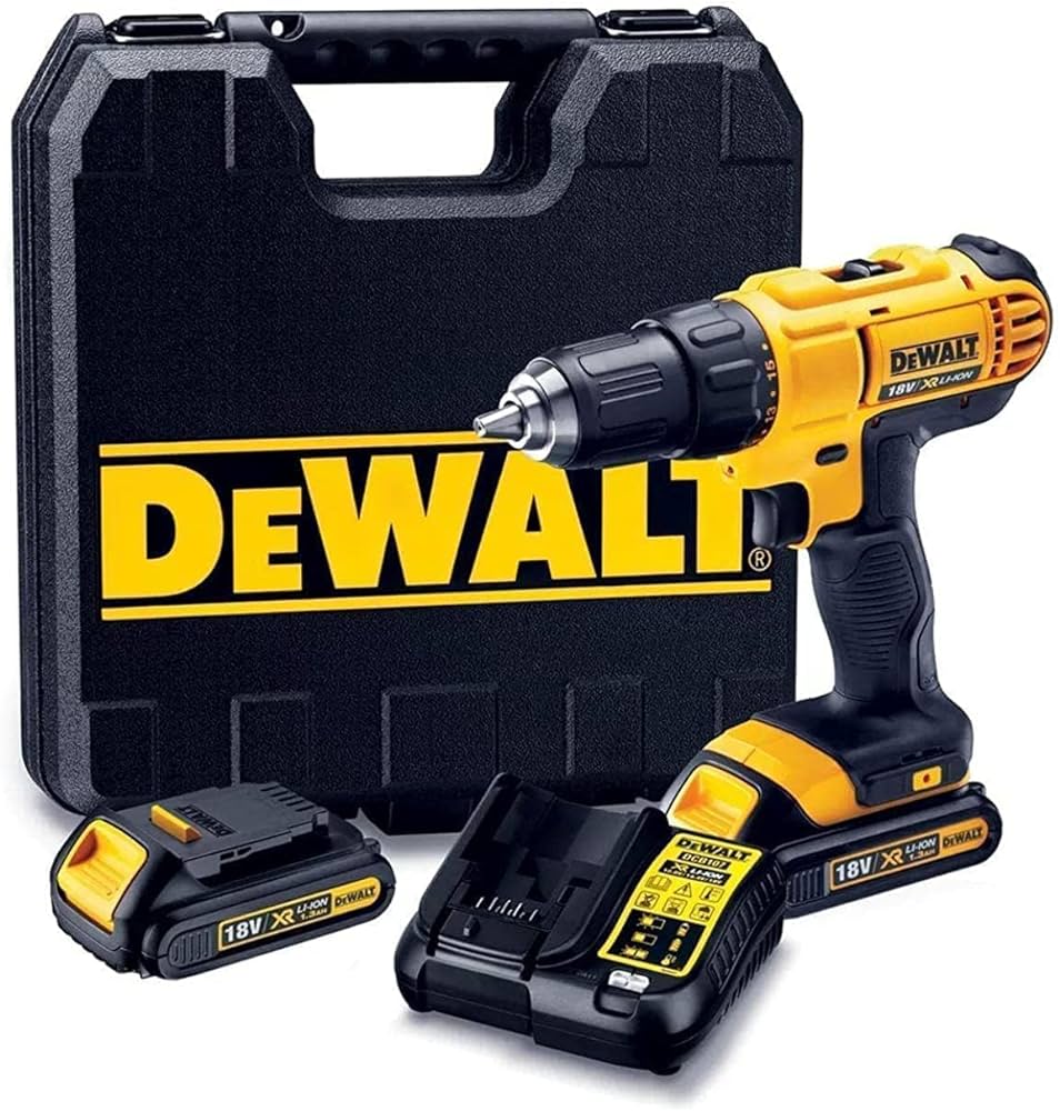 DeWalt DCD776S2-B5 Hammer Drill Driver 18v 2 x 1.5AH Batteries & Charger