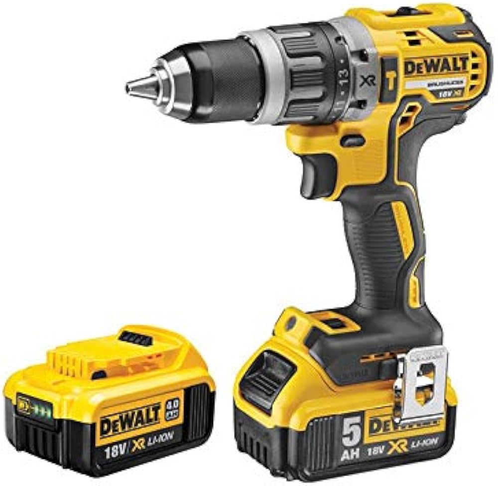 DeWalt DCD778S2-GB Brushless Hammer Drill Driver 18v 2 x 1.5AH Batteries & Charger