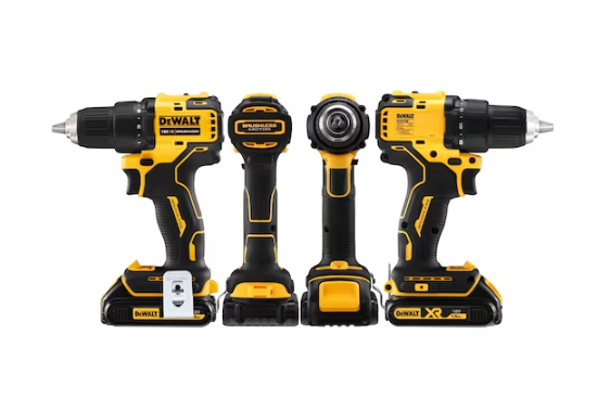 DeWalt DCD708S2T-GB Brushless Ultra Compact Drill Driver 18v 2 x 1.5AH Batteries & Charger