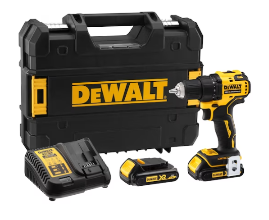 DeWalt DCD708S2T-GB Brushless Ultra Compact Drill Driver 18v 2 x 1.5AH Batteries & Charger