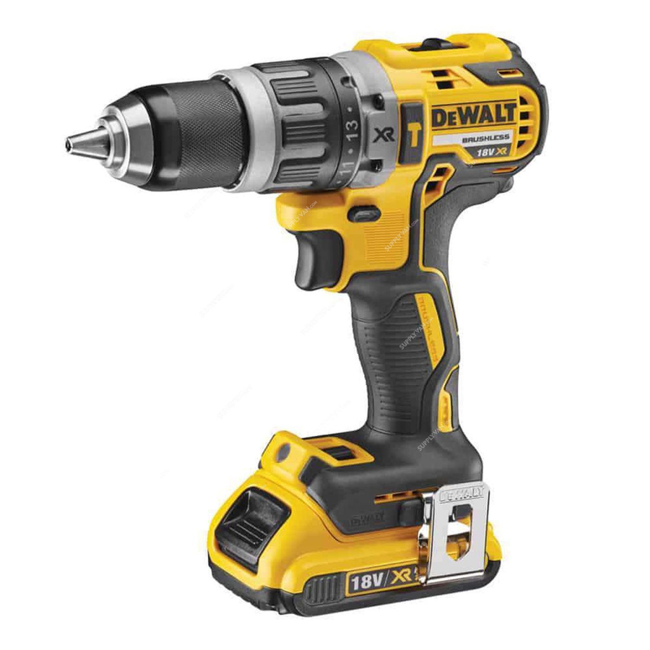 DeWalt DCD709S2T-GB Brushless Ultra Compact Hammer Drill Driver 18v 2 x 1.5AH Batteries & Charger