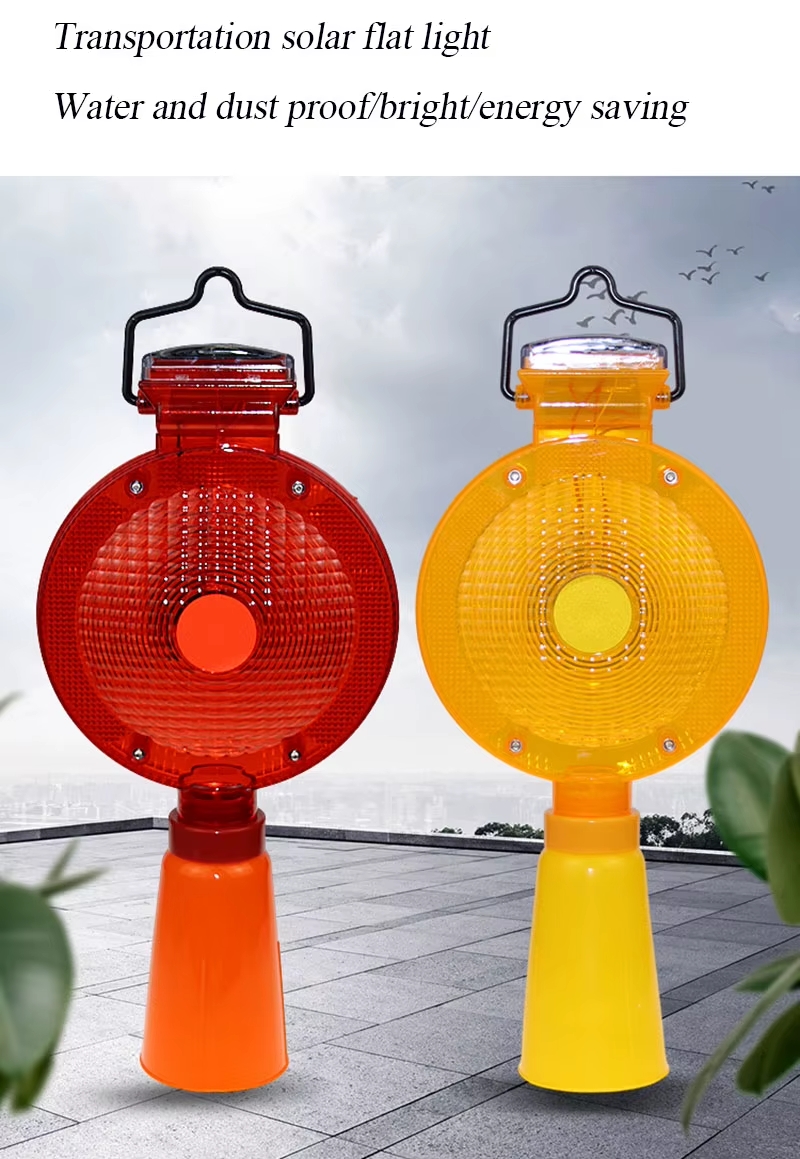 Portable Solar LED Traffic Warning Light