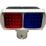 Strobe light for emergency vehicles solar warning light