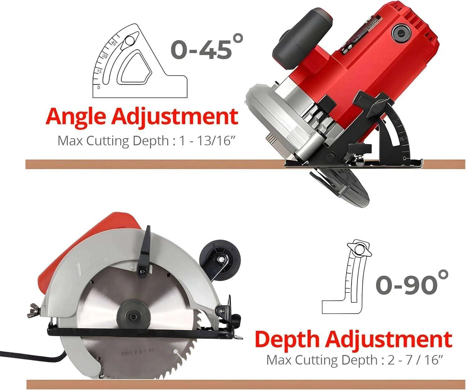 AFRA 185MM ELECTRIC CIRCULAR SAW 1100W