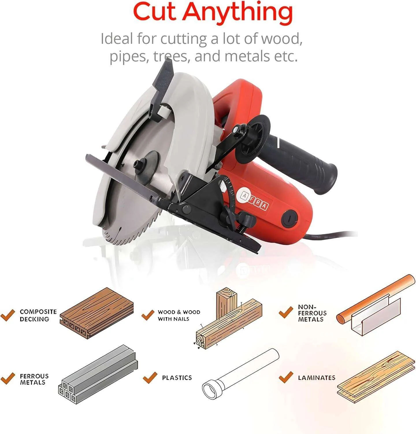 AFRA 185MM ELECTRIC CIRCULAR SAW 1100W