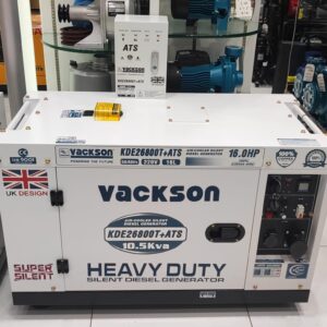 10.5KVA SILENT DIESEL GENERATOR VACKSON AIR-COOLED