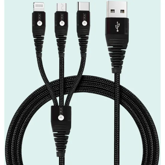 AFRA 1.2M USB A TO MICRO USB+TYPEC+LIGHTNING
