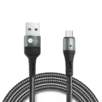 AFRA 1M NYLON BRAIDED MICRO USB AUTO DISCONNECTED