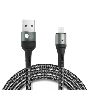 AFRA 1M NYLON BRAIDED MICRO USB AUTO DISCONNECTED