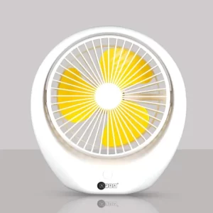 AFRA 6 USB AC DC FAN WHITE YELLOW 1800mAh