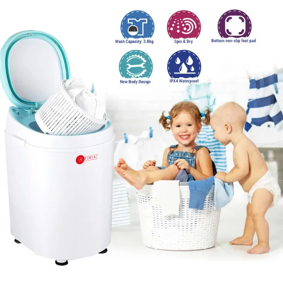 AFRA BABY WASHING MACHINE SINGLE TUB WITH SPIN