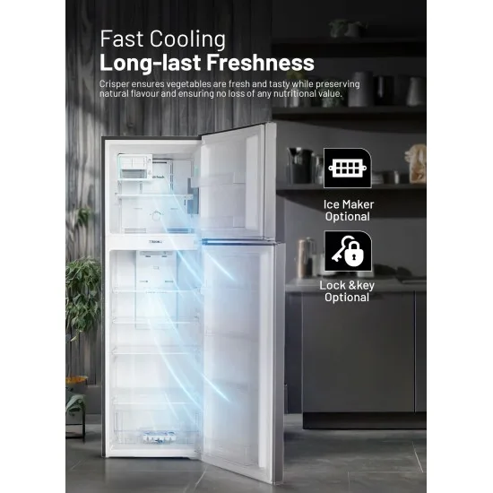 AFRA DOUBLE DOOR FROSTREFRIGERATOR CAPACITY 220L