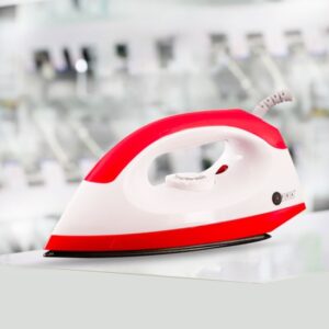 AFRA DRY IRON 1000W WHITE RED