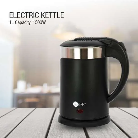 AFRA PORTABLE ELECTRICAL KETTLE 1.2L 1500W BLACK
