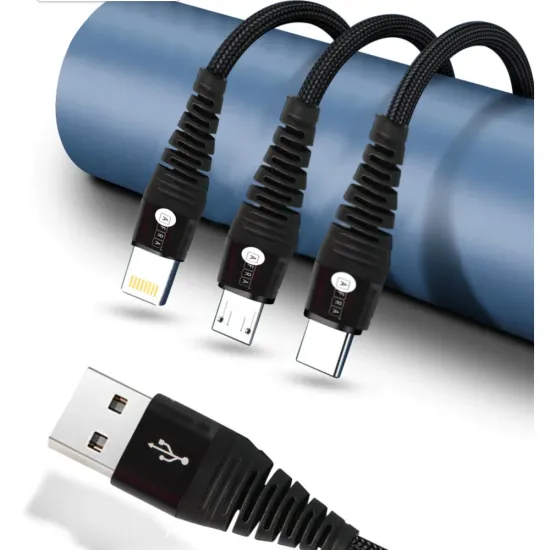 AFRA 1.2M USB A TO MICRO USB+TYPEC+LIGHTNING