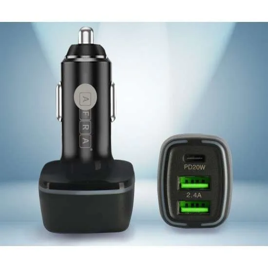 AFRA 3 PORTS FAST CHARGING CAR CHARGER USB