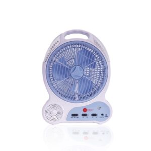 AFRA 9 RECHARGEABLE FAN WITH 20 PCS LED LIGHT