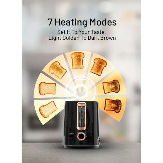AFRA BREAKFAST TOASTER 2 SLOTS 700W BLACK