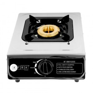 AFRA SINGLE BURNER GAS STOVE STAINLESS STEEL