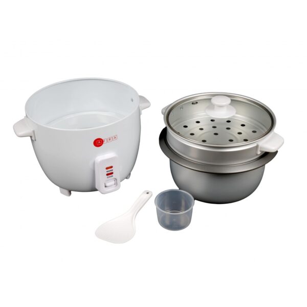 AFRA RICE COOKER 1.5L GLASS LID WHITE